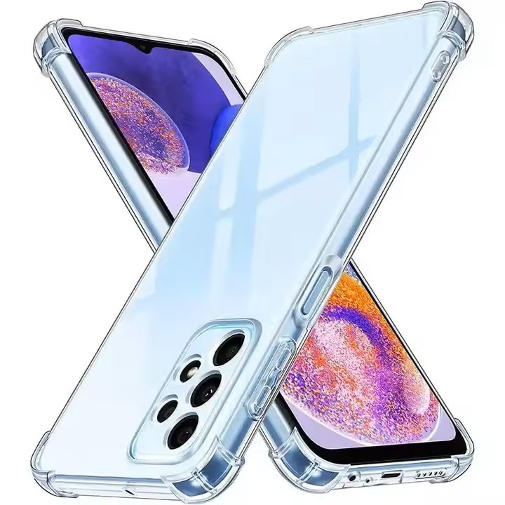Husa protectie Mat-Tech compatibila cu Samsung Galaxy A13 4G, Protectie Camera, Colturi anti-soc, Decupaje Precise, Rezistenta la impact, Margini ridicate pentru protectia ecranului, Transparenta