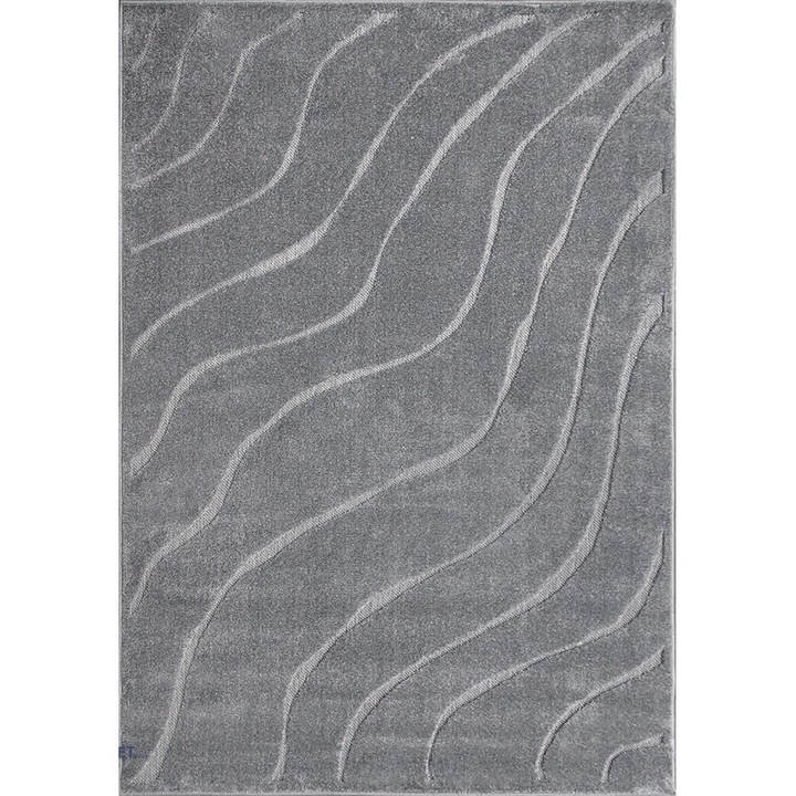 Modern Szőnyeg, Home Vista, Oksi 38012, Szürke, 60x110 cm