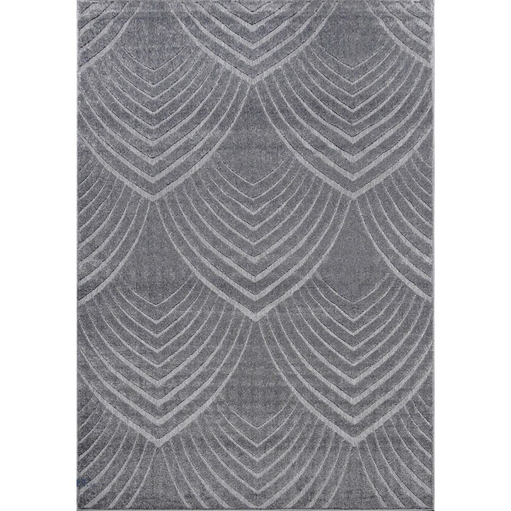 Килим, Home Vista, Oksi 38009, Сив, 80x150 см