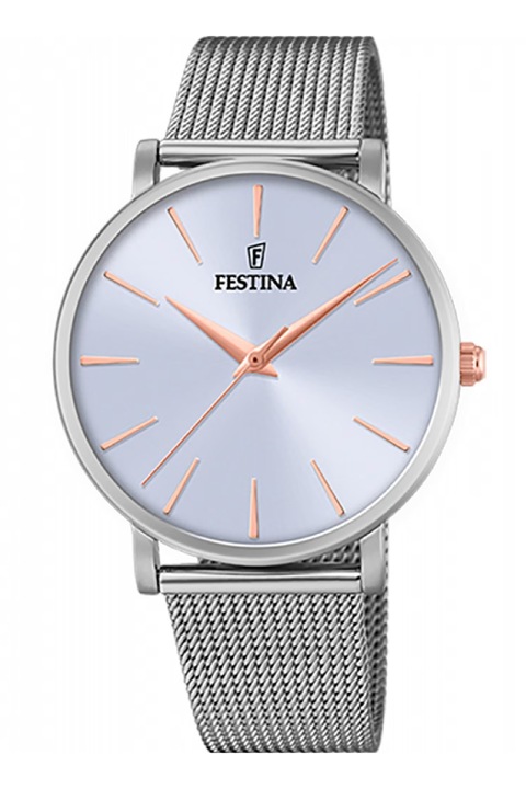 Festina, Ceas quartz de otel inoxidabil, Argintiu