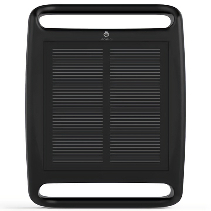 GPS Tracker solar cu zgarda, Spionescu, Q19, GSM, GPS, GPRS, LBS, AGPS, BEIDOU, localizare si monitorizare, 4G, 2G, stocare SD si Cloud, pentru animale mari, cai, bovine, ovine, perimetru de siguranta, istoric ruta, antifurt, multiple alarme, IP 68, negru