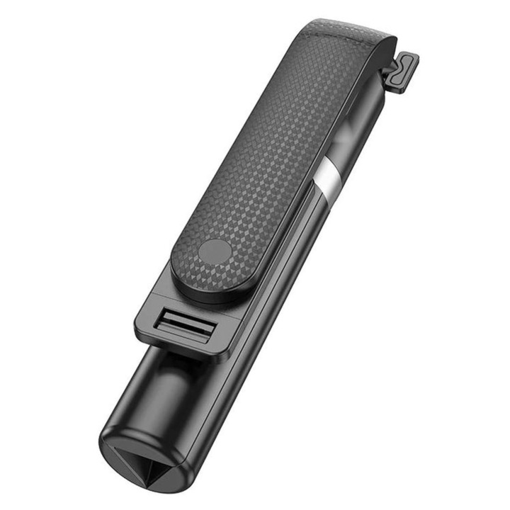 Selfie bot Hoco K20 Bluetooth távirányítós állvánnyal, fekete