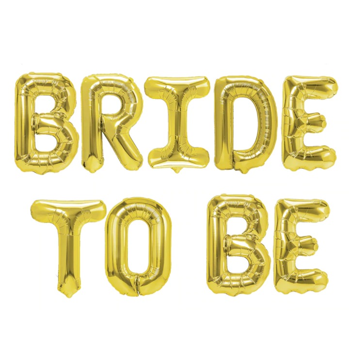 Балони, Dekolo.pl, Bride To Be, 40 см, златни