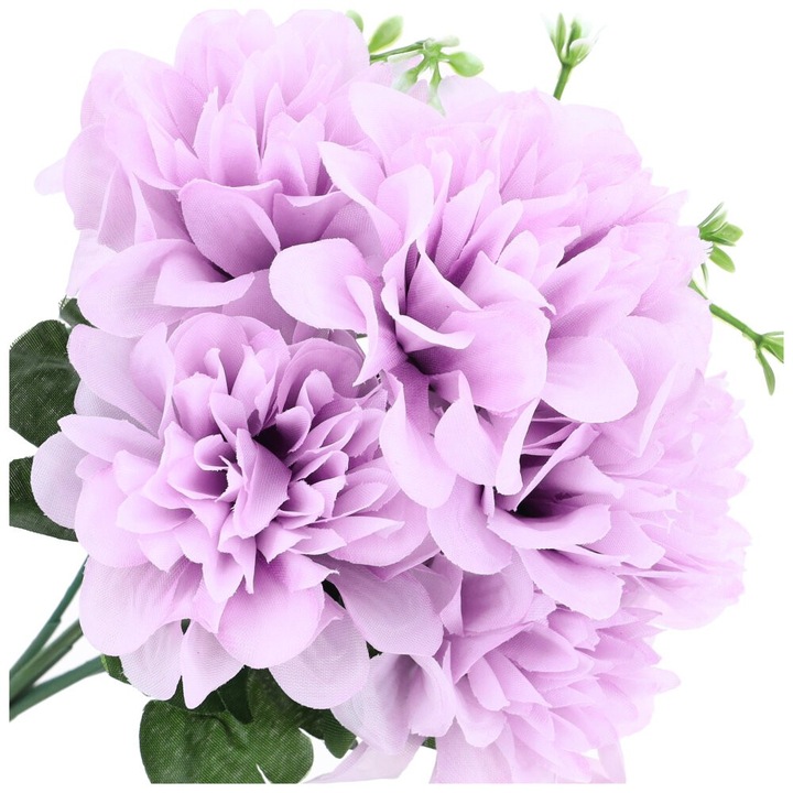 Buchet flori artificiale, Dekolo, Crizanteme, Violet