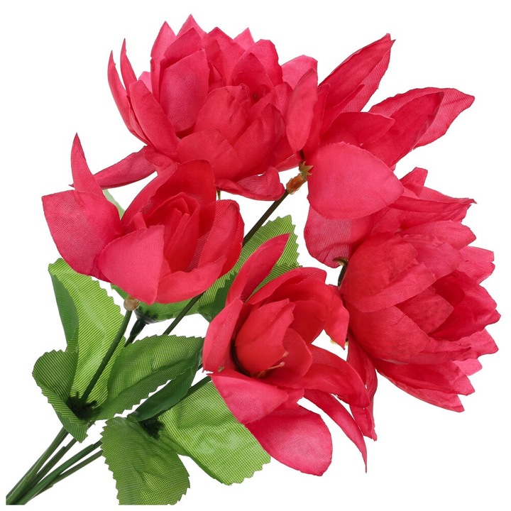 Buchet flori artificiale, Dekolo, Rosu