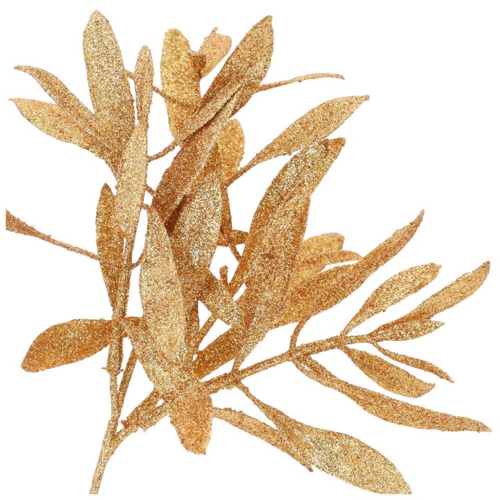 Dekolo.pl dísznövény, arany brokát, 25x12cm