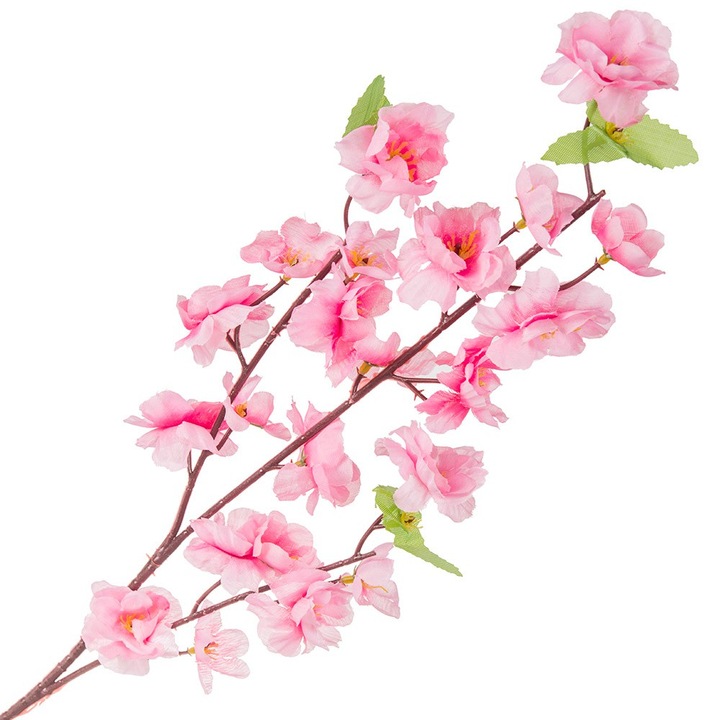 Mesterséges ág, Dekolo.pl, műanyag/textil, 63cm, rózsaszín