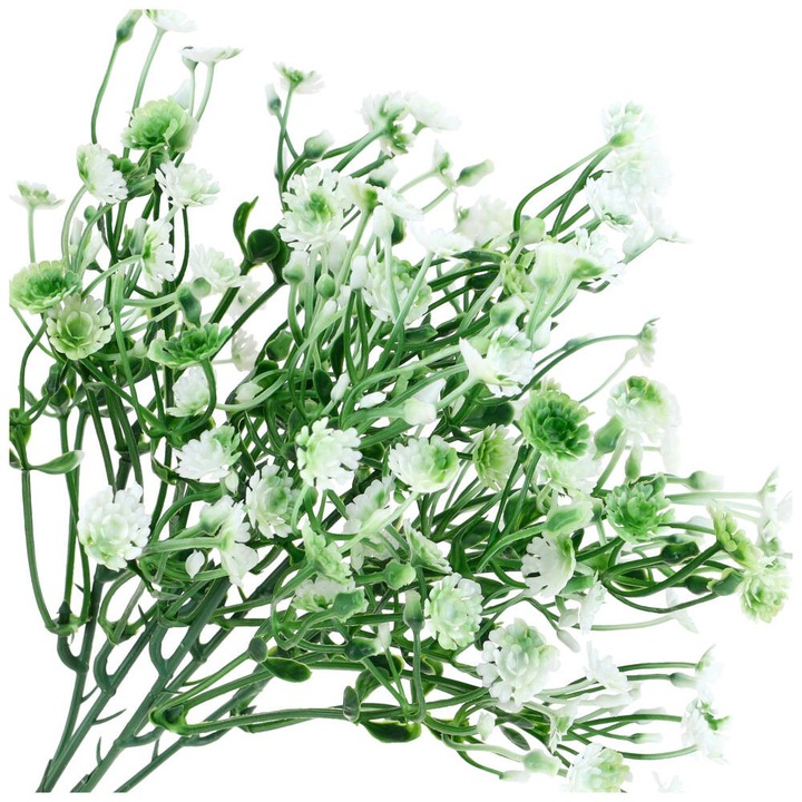 Gally Művirágok, Dekolo.pl, Műanyag, 32 cm, Zöld/Fehér