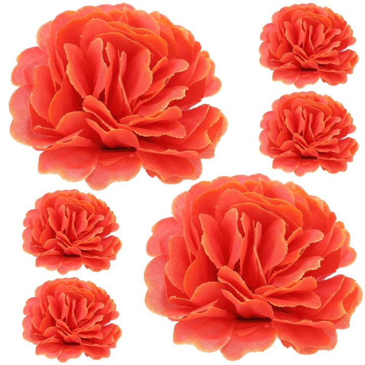 6 db művirág szett, Dekolo.pl, piros