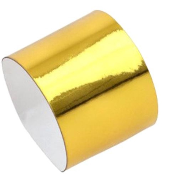 6 db szalvétagyűrű készlet, Dekolo.pl, Papír, 3,5cm, Arany