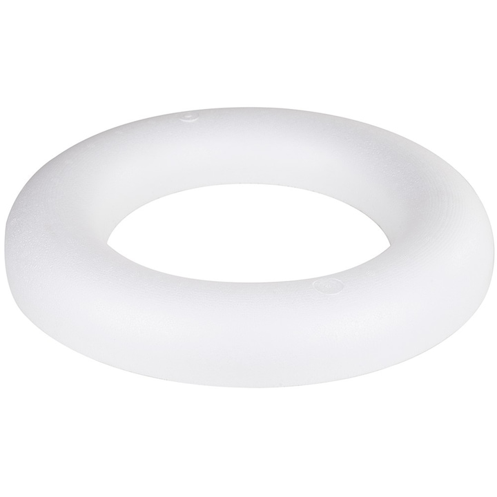 Dekoratív polisztirol kör, Dekolo.pl. Fehér, 25 cm