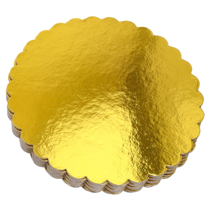 Set 10 Suporturi tort, Dekolo.pl, auriu, 25cm