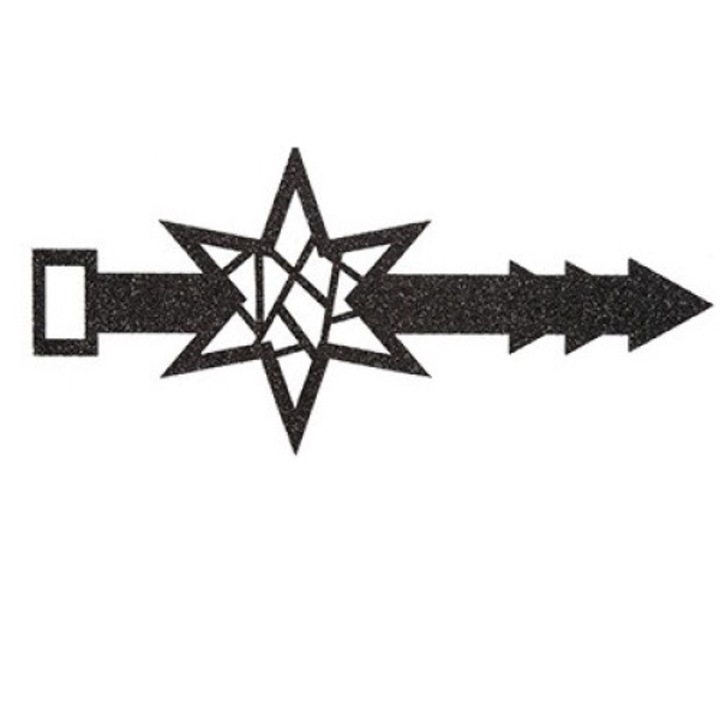 Dekolo.pl szalvétatartó, csillag, fekete, 17x7,5cm, 6 db-os készlet.