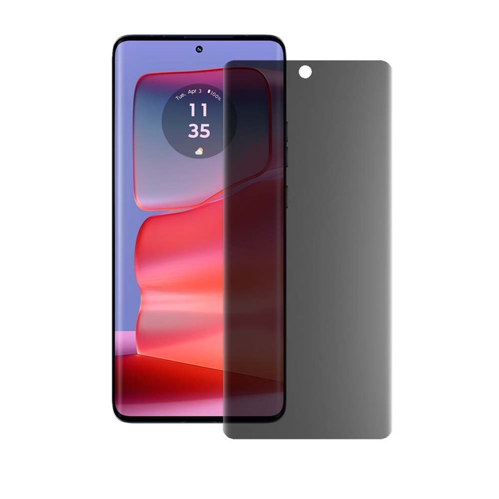 SILKASE matt adatvédő fólia Motorola Edge 50 Pro-hoz, képernyővédő, szilikon