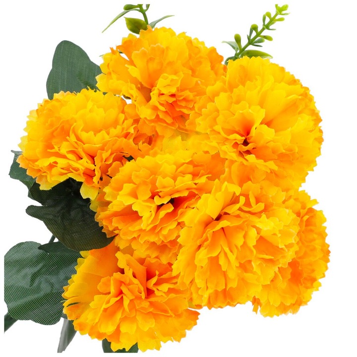 Művirág csokor, Dekolo.pl, sárga, 30cm