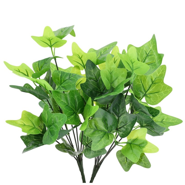 Mesterséges juharlevél, Dekolo, 36 cm, zöld