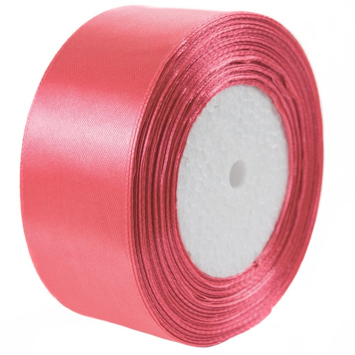 Panglica decorativa, Akces, Satin, 38mm x 32m, Somon