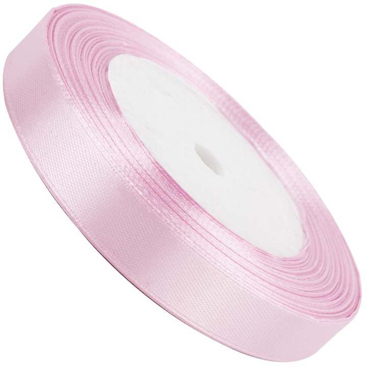 Panglica, Akces, Satin, 32 m, Roz