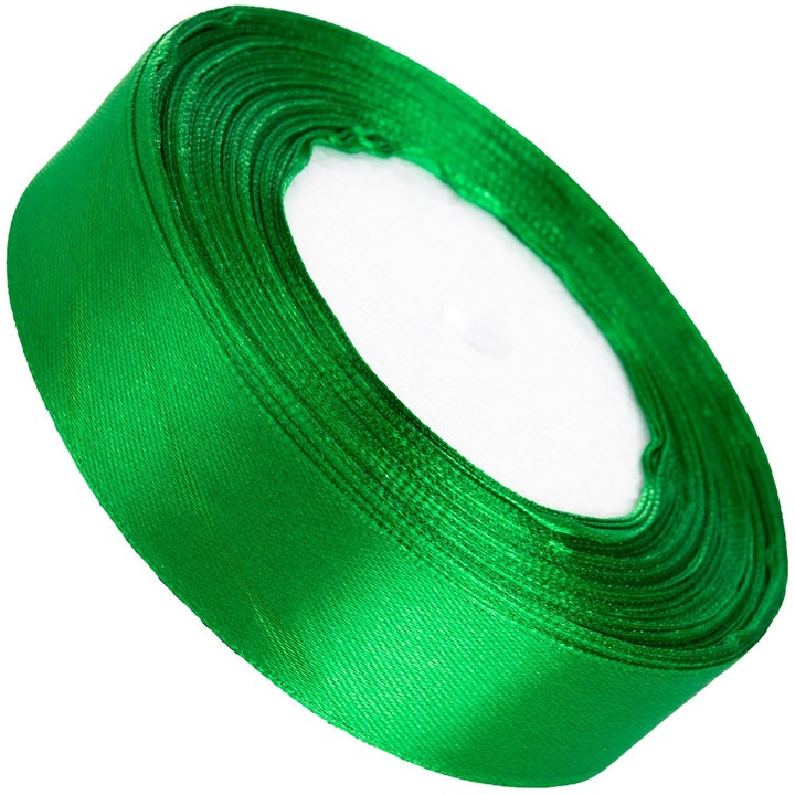 Panglica decorativa, Akces, Verde, 25mm x 32 m