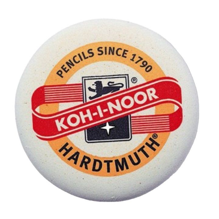 Radiera rotundă, Koh-I-Noor, 70 mm, cauciuc natural, 1 bucată