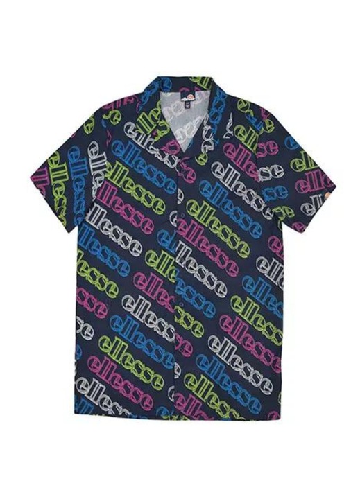 Férfi ing, pamut, rövid ujjú, M, kék