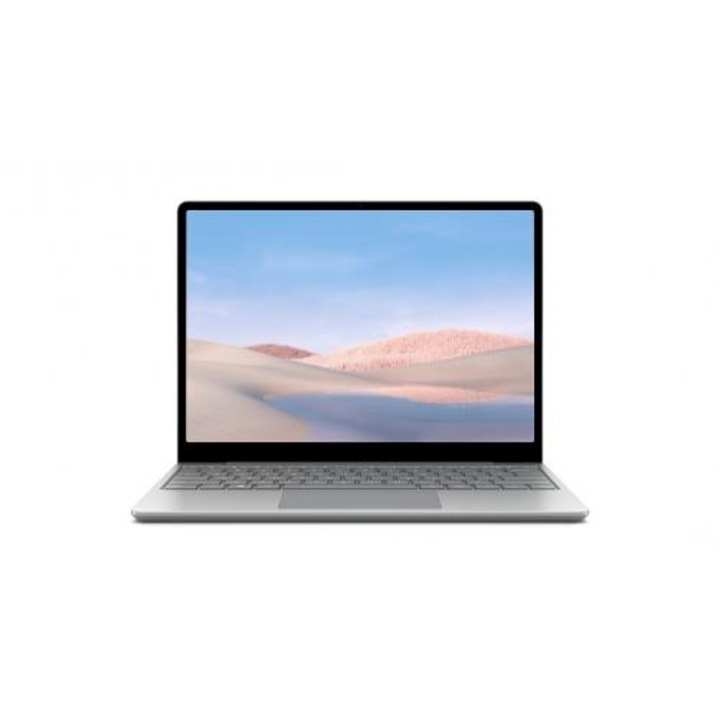 Laptop Microsoft Surface Go, 12.4 inch Touchscreen, Intel® Core™ i5 1035G1 pana la 3.6 GHz, 8 GB RAM LPDDR4x, 256 GB SSD, Intel® UHD Graphics, Windows 10 Pro, Platinum LPDDR4X