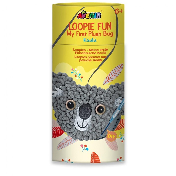 Комплект за изработка на чанта с шиене и плетене на една кука, Koala Avenir