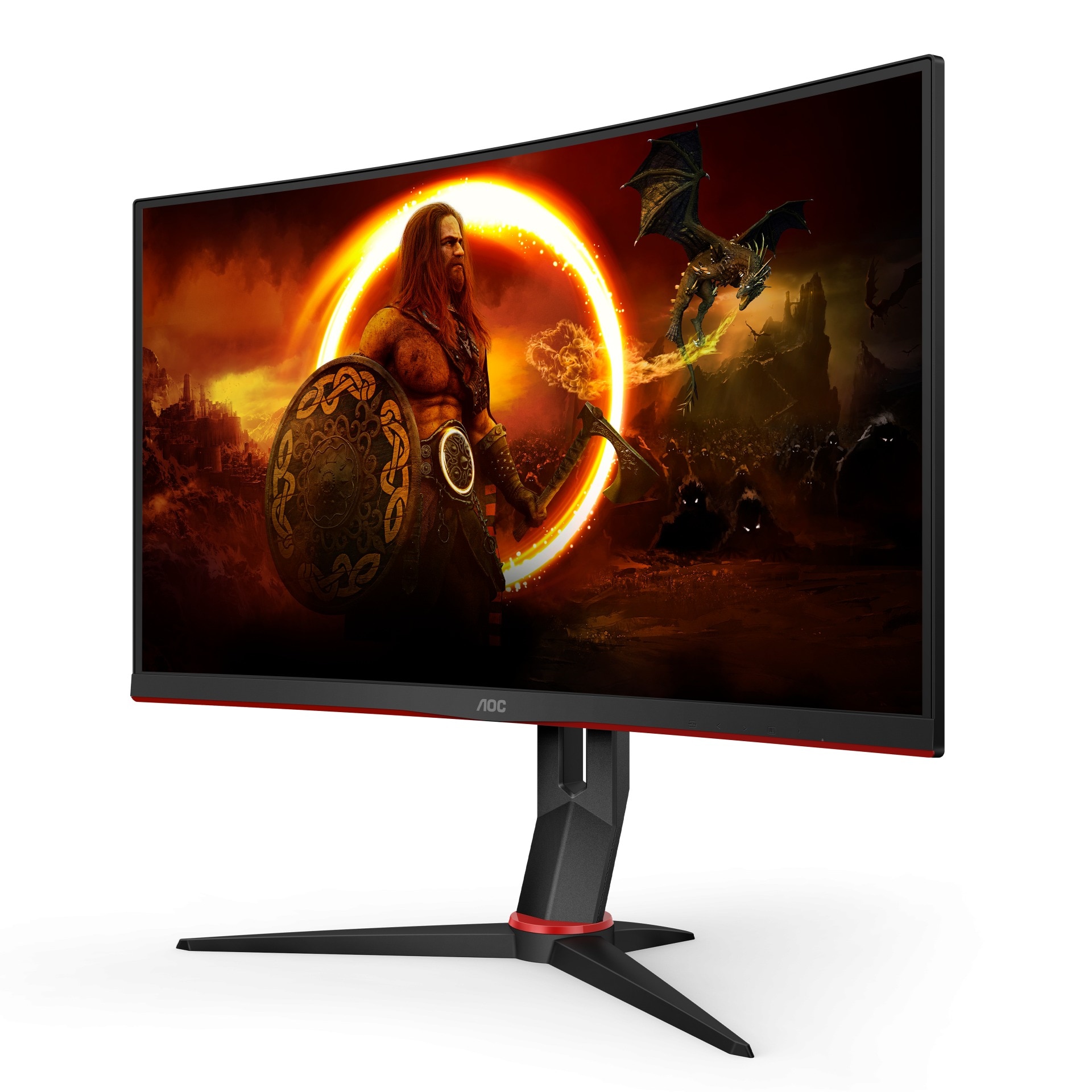 Monitor Gaming AOC, Curbat, 27", VA, QHD, 165Hz, 4ms, 1ms, HDR10