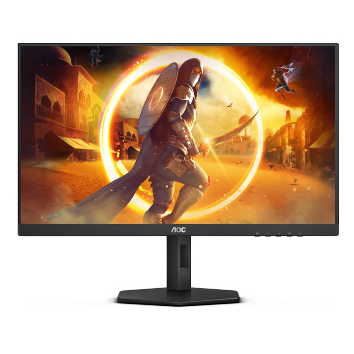 AOC 27G4X Gaming 180Hz IPS monitor, 27", 1920x1080, 16:9, 300cd/m2, 1ms, HDMI/DisplayPort, Hangszóró, Állítható magasság, Pivot, Fekete