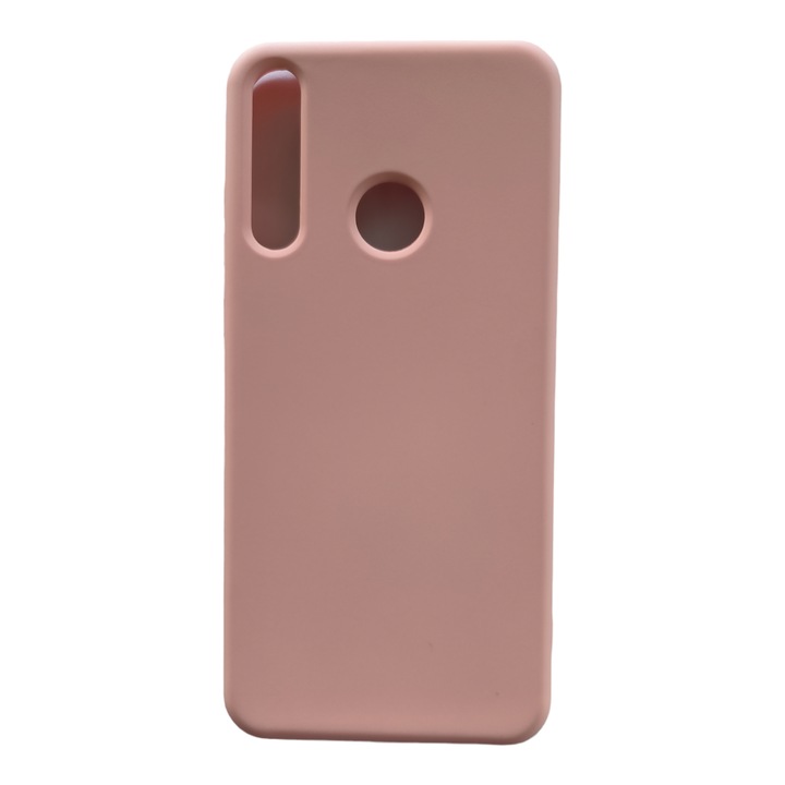 Husa compatibila cu Huawei Y6P 2020, Silicon Liquid, Roz