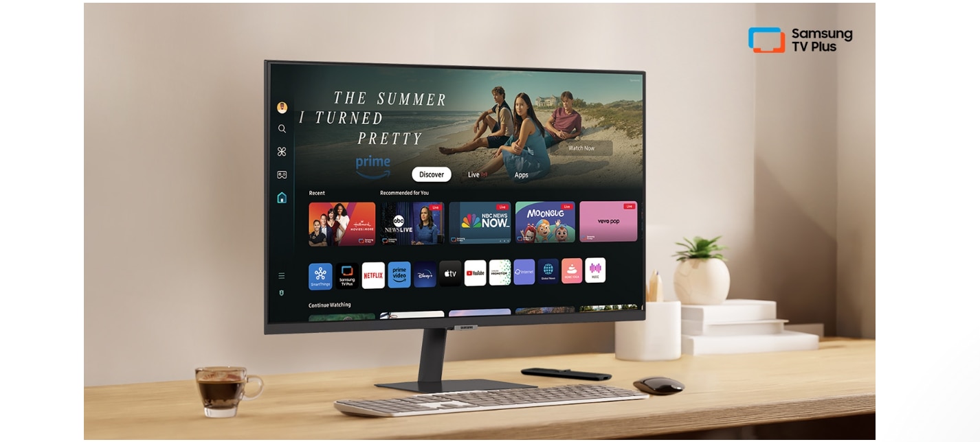 Monitor Smart LED VA SAMSUNG M7, 32", 4K UHD, 60Hz, HDR10, Boxe, Alb, LS32DM703UUXDU 2 res 8132af93402dc9e29d21e105f8cd3071