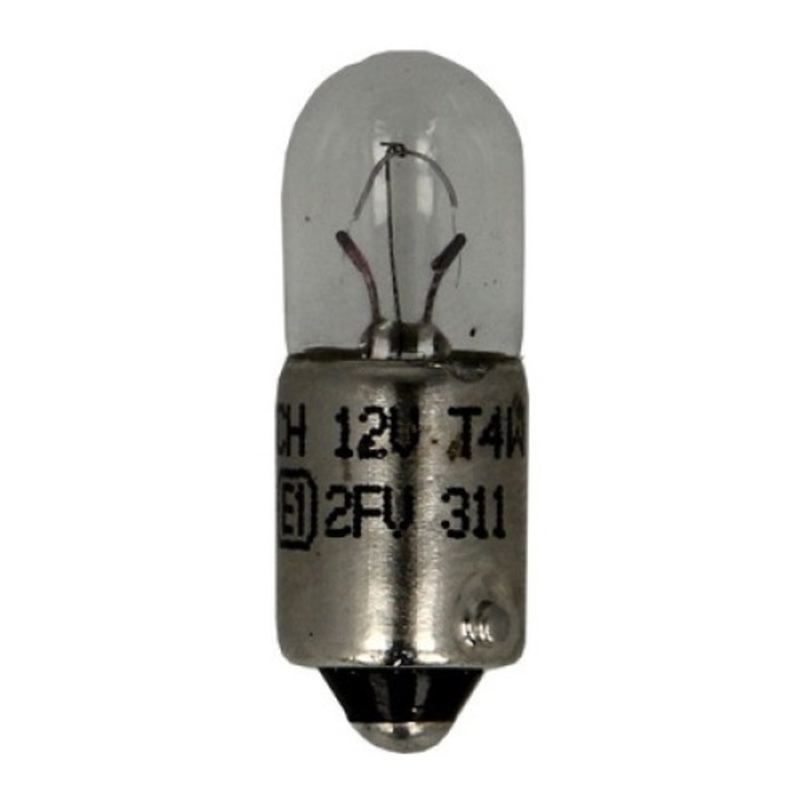 Set 10 bucati bec T4W 12V 4W, BA9S