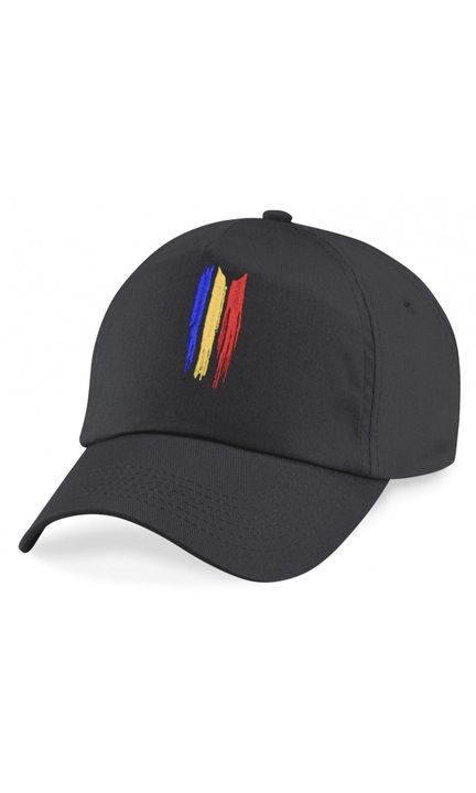 Sapca Simbol Tricolor, broderie, culoare neagra, CA92