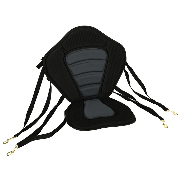 Husa pentru scaun caiac, Luka, Poliester/Neopren, Negru, 38 x 32 x 51 cm