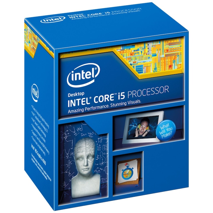 Procesor Intel® Core™ i5-4690K, 3.5GHz, Haswell, 6MB, Socket 1150, Box