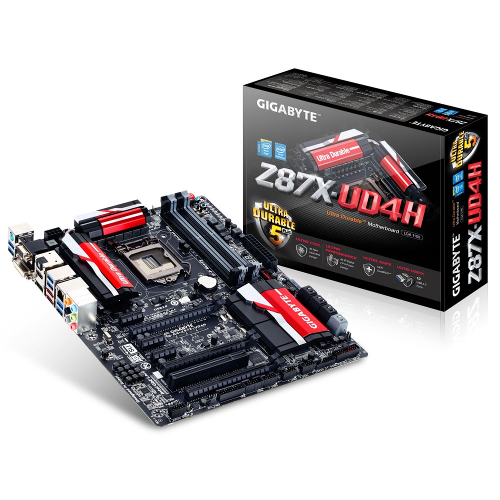 Placa de baza Gigabyte Z87X-UD4H, Socket 1150 - eMAG.ro