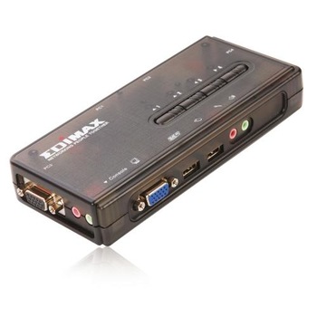 Switch KVM Edimax EK-UAK4, 4 porturi, USB Switch KVM Edimax EK-UAK4, 4 porturi, USB
