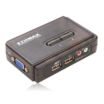 Switch KVM Edimax EK-UAK2, 2 porturi, USB Switch KVM Edimax EK-UAK2, 2 porturi, USB
