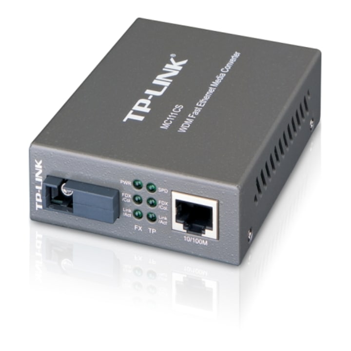Медиен конвертор TP-Link MC111CS, RJ45 10/100M