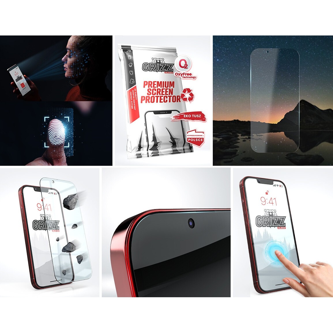 Folie de protectie Grizz Glass HybridGlass, rezistenta la zgarieturi si socuri, transparenta, pentru Nothing Phone 2a