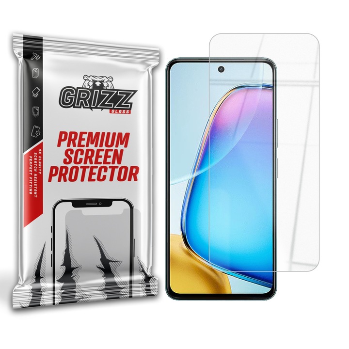 Folie protectie telefon, Grizz Glass, Sticla, Transparent, Compatibil cu Vivo Y200T