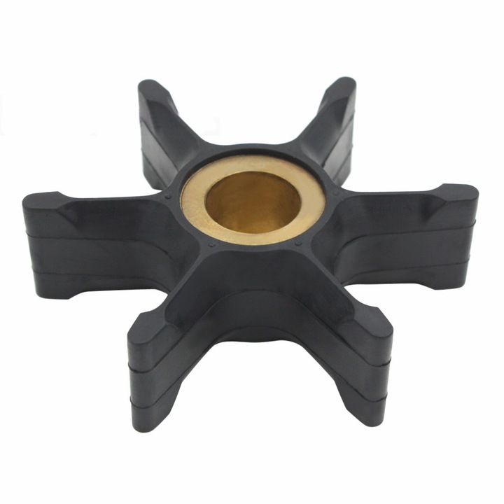 Rotor cu 6 lame pentru pompa de apa, QttvbTna, Cauciuc, Negru