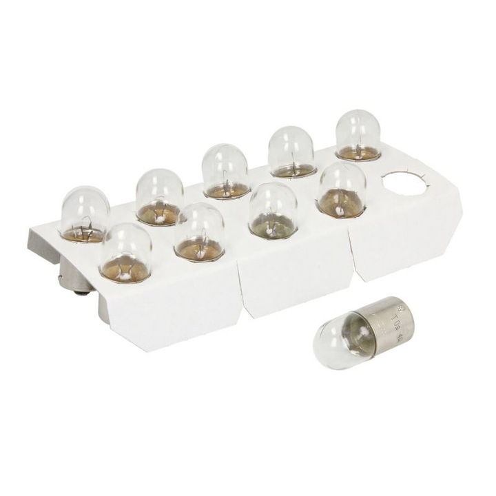Set 10 bucati bec R5W 12V 5W, BA15S OSRAM