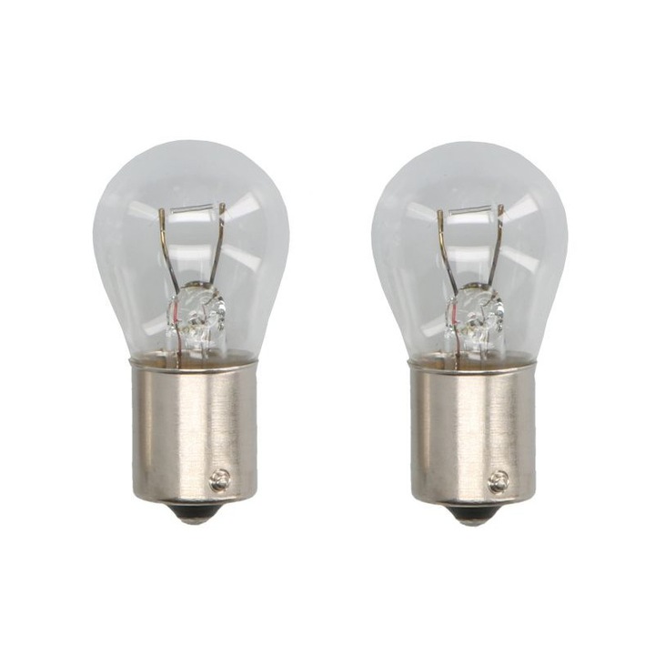 Set 2 bucati bec P21W 12V 21W, BA15S OSRAM