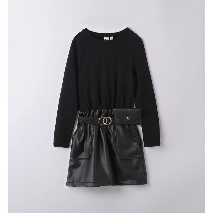 Övös ruha táskával lányoknak, I Do, 4.7905, Fekete