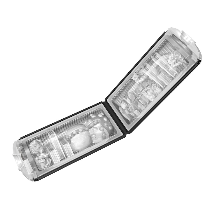 Мастурбатор Tenga Flip Hole, точков контрол, силикон, черен, 18 см