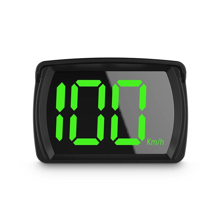 XIUWOO Car Hud GPS скоростомер Автомобилен Head Up дисплей със Speed Kmh USB Plug and Play Подходящ за всички автомобили Черен