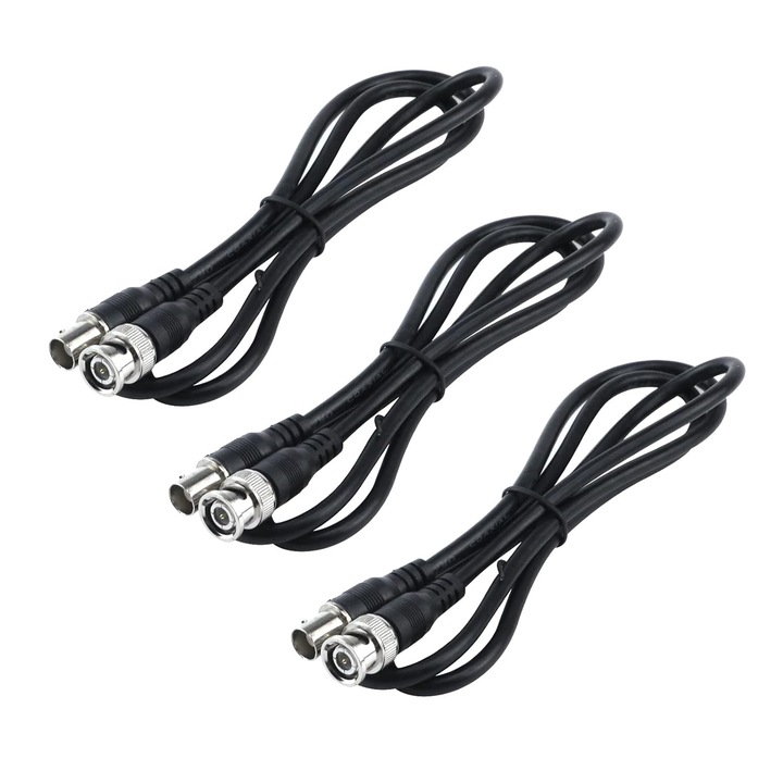 Set 3 Cabluri Extensie PARAFASA BNC, 0.25m