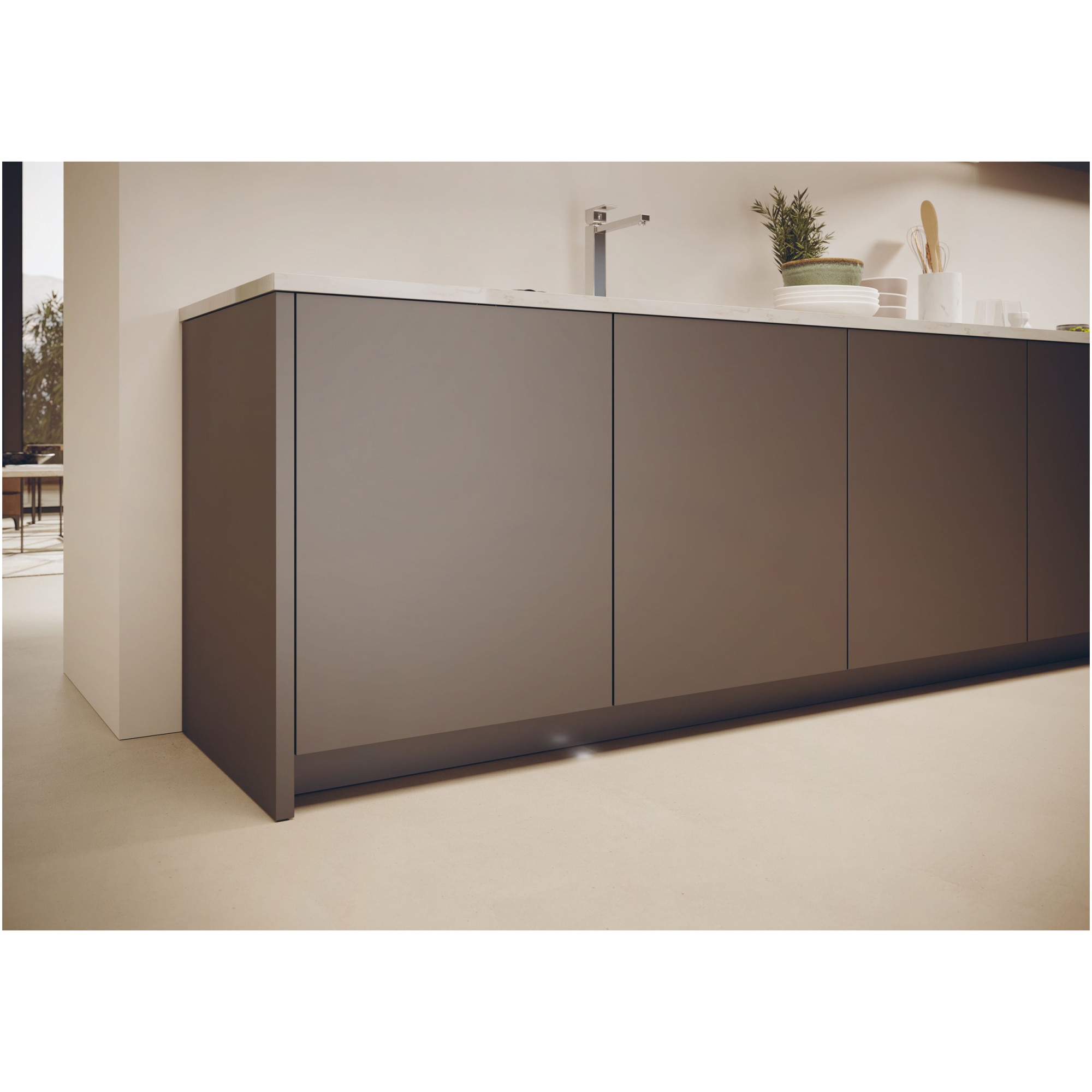 Masina de spalat vase incorporabila Haier I-Pro Shine Series 6 XS 4A4M3PB, 14 seturi, 10 programe, Clasa A, Motor Inverter, Wi-Fi, AI program, H-arm spray, Maxi Tub, Automatic open door, Power Wash, Total Water block, Sliding door, 60 cm