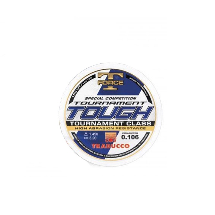 Fir monofilament Trabucco T-Force Tournament Tough New 0.40mm/20.20kg/500m